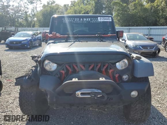 ✅ 2016 Jeep Wrangler Unlimited Rubicon • VIN: 1C4BJWFG4GL273822 • Lot: 81204445. Listed on Copart with 77,431 mi. Free auction sales archive from the USA and detailed vehicle history report at DreamBid. Image 5.