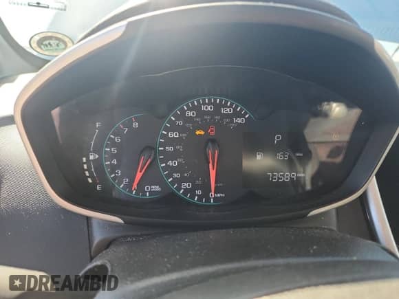 2018 Chevrolet Sonic LT with VIN 1G1JD6SH5J4103089, listed as a Copart auction lot 90287615 with 73,589 mi miles and Salvage title. Bid and sale history available at DreamBid. Image 9.