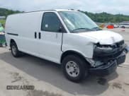 ✅ 2020 Chevrolet Express Cargo • VIN: 1GCWGAFG6L1227952 • Lot: 42553407. Listed on IAAI with 119,632 mi. Free auction sales archive from the USA and detailed vehicle history report at DreamBid. Image 1.