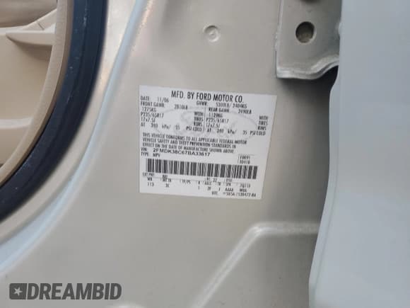 ✅ 2007 Ford Edge SEL • VIN: 2FMDK38C67BA33617 • Lot: 91407485. Wystawiony na Copart z przebiegiem 156 308 mil. Bezpłatny archiwum sprzedaży aukcyjnych z USA i szczegółowy raport historii pojazdu na DreamBid. Zdjęcie 14.