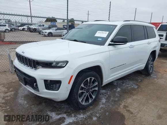 ✅ 2022 Jeep Grand Cherokee Overland • VIN: 1C4RJJDG9N8517470 • Lot: 41618934. Listed on IAAI with 64,580 mi. Free auction sales archive from the USA and detailed vehicle history report at DreamBid. Image 2.