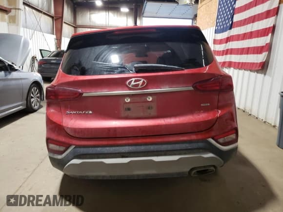 ✅ 2019 Hyundai Santa Fe SE • VIN: 5NMS2CAD2KH097100 • Lot: 82129205. Listed on Copart with 102,366 mi. Free auction sales archive from the USA and detailed vehicle history report at DreamBid. Image 6.