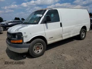 ✅ 2003 Chevrolet Express Cargo • VIN: 1GCHG35U231215213 • Lot: 60315874. Listed on Copart with Not provided. Free auction sales archive from the USA and detailed vehicle history report at DreamBid. Image 1.