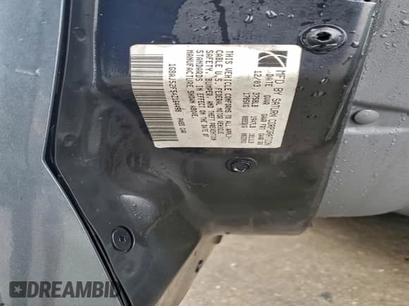 ✅ 2004 Saturn ION ION 2 • VIN: 1G8AJ52F54Z164498 • Lot: 95312015. Listed on Copart with 128,790 mi. Free auction sales archive from the USA and detailed vehicle history report at DreamBid. Image 12.