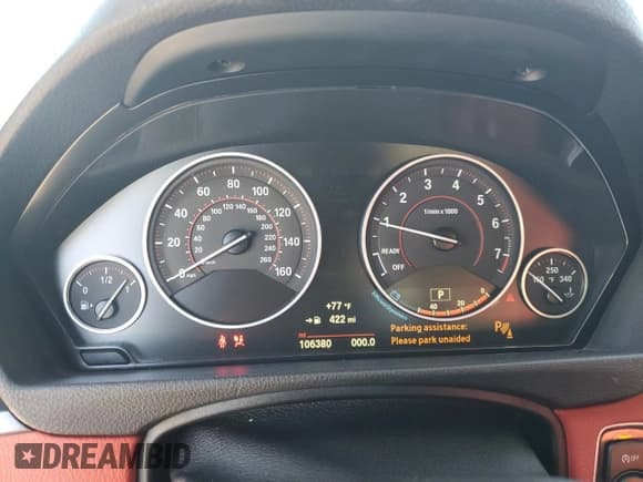 ✅ 2016 BMW 4 Series 428i • VIN: WBA3N7C53GK228908 • Lot: 81311365. Listed on Copart with 106,380 mi. Free auction sales archive from the USA and detailed vehicle history report at DreamBid. Image 9.