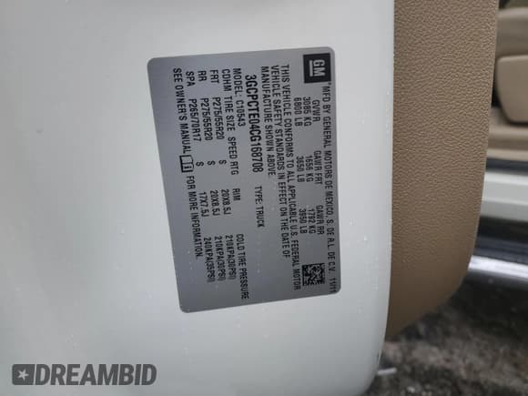 ✅ 2012 Chevrolet Silverado 1500 LTZ • VIN: 3GCPCTE04CG168708 • Lot: 54405354. Wystawiony na Copart z przebiegiem 156 487 mil. Bezpłatny archiwum sprzedaży aukcyjnych z USA i szczegółowy raport historii pojazdu na DreamBid. Zdjęcie 12.