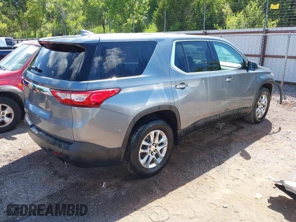 ✅ 2018 Chevrolet Traverse LS • VIN: 1GNERFKW9JJ175091 • Lot: 42826554. Listed on IAAI with 144,044 mi. Free auction sales archive from the USA and detailed vehicle history report at DreamBid. Image 4.
