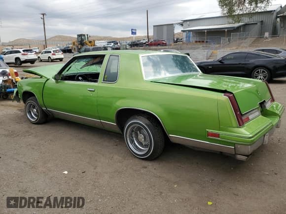 ✅ 1981 Oldsmobile Cutlass • VIN: 1G3AR47F1BR483296 • Lot: 76765774. Listed on Copart with 34,550 mi. Free auction sales archive from the USA and detailed vehicle history report at DreamBid. Image 2.