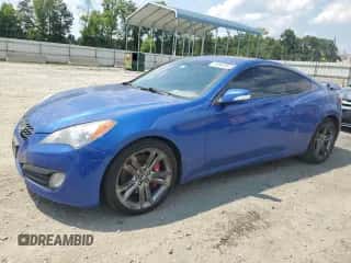 2010 Hyundai Genesis Coupe Grand Touring z VIN KMHHU6KH5AU025687, wystawiony jako Copart lot #56945814 z przebiegiem 130 114 mil mil oraz Szkoda całkowita • Salvage title. Historia ofert i sprzedaży dostępna na DreamBid. Obrazek 1.