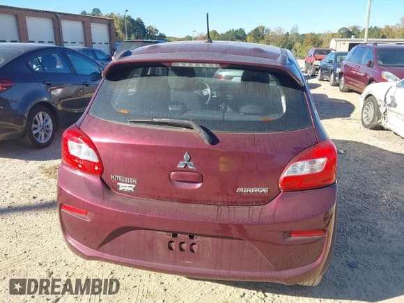 ✅ 2017 Mitsubishi Mirage ES • VIN: ML32A3HJ8HH008707 • Lot: 43438298. Listed on IAAI with 54,511 mi. Free auction sales archive from the USA and detailed vehicle history report at DreamBid. Image 16.