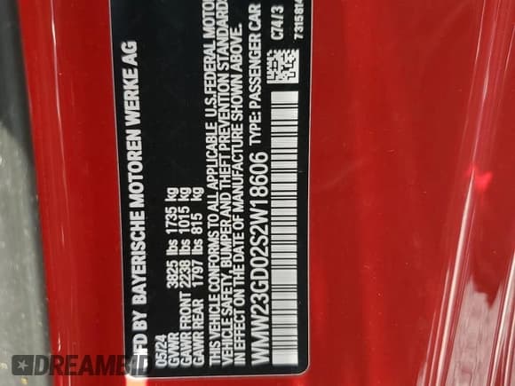 ✅ 2025 MINI Hardtop Cooper S • VIN: WMW23GD02S2W18606 • Lot: 66171325. Listed on Copart with 2,814 mi. Free auction sales archive from the USA and detailed vehicle history report at DreamBid. Image 12.