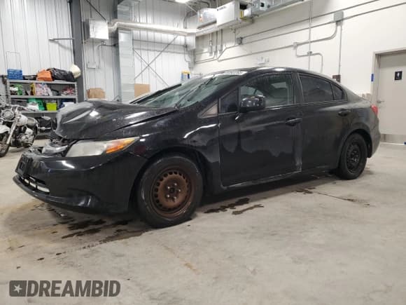 ✅ 2012 Honda Civic EX-L • VIN: 2HGFB2F92CH037445 • Лот: 91092265. Опубликован ранее на Copart с пробегом 417 725 миль. Бесплатный доступ к архиву аукционных продаж из США и подробный отчёт об истории автомобиля на DreamBid. Изображение 1.