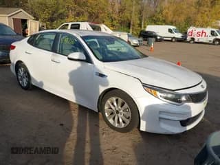 ✅ 2016 Kia Optima LX • VIN: 5XXGT4L32GG043931 • Lot: 43491266. Listed on IAAI with 108,340 mi. Free auction sales archive from the USA and detailed vehicle history report at DreamBid. Image 1.
