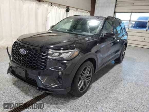 ✅ 2025 Ford Explorer ST-Line • VIN: 1FMUK8KHXSGB66593 • Lot: 90322755. Listed on Copart with Not provided. Free auction sales archive from the USA and detailed vehicle history report at DreamBid. Image 1.