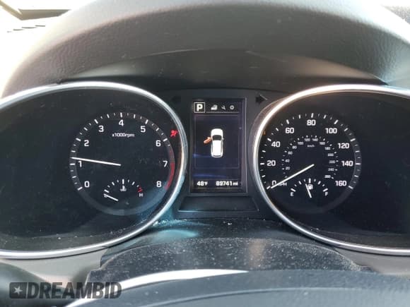 ✅ 2017 Hyundai Santa Fe 2.4L • VIN: 5NMZUDLB9HH050262 • Лот: 41228764. Опубликован ранее на Copart с пробегом 89 741 миль. Бесплатный доступ к архиву аукционных продаж из США и подробный отчёт об истории автомобиля на DreamBid. Изображение 9.