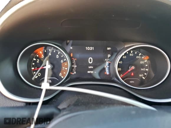 ✅ 2018 Jeep Compass Sport • VIN: 3C4NJDAB6JT135403 • Lot: 96094485. Listed on Copart with 68,720 mi. Free auction sales archive from the USA and detailed vehicle history report at DreamBid. Image 9.