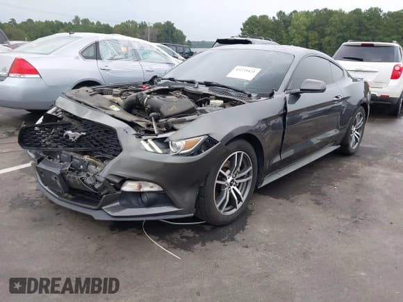 ✅ 2016 Ford Mustang EcoBoost • VIN: 1FA6P8TH0G5251707 • Lot: 43239421. Listed on IAAI with 101,533 mi. Free auction sales archive from the USA and detailed vehicle history report at DreamBid. Image 2.