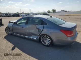 2015 Hyundai Equus Signature z VIN KMHGH4JH8FU100380, wystawiony jako Copart lot #68477395 z przebiegiem 118 787 mil mil oraz Szkoda całkowita • Salvage title. Historia ofert i sprzedaży dostępna na DreamBid. Obrazek 2.