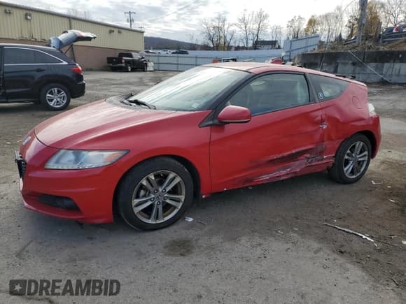 ✅ 2013 Honda CR-Z EX • VIN: JHMZF1C66DS000623 • Lot: 81582714. Listed on Copart with 124,071 mi. Free auction sales archive from the USA and detailed vehicle history report at DreamBid. Image 1.