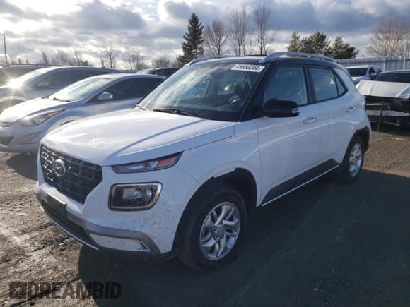 ✅ 2022 Hyundai Venue SEL • VIN: KMHRC8A36NU161003 • Lot: 85650344. Listed on Copart with 37,619 mi. Free auction sales archive from the USA and detailed vehicle history report at DreamBid. Image 1.