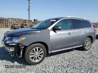 ✅ 2015 Nissan Pathfinder SV • VIN: 5N1AR2MN6FC689296 • Lot: 90376625. Listed on Copart with 234,388 mi. Free auction sales archive from the USA and detailed vehicle history report at DreamBid. Image 1.