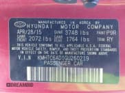 ✅ 2016 Hyundai Veloster • VIN: KMHTC6AD1GU260219 • Lot: 41114806. Wystawiony na IAAI z przebiegiem 128 000 mil. Bezpłatny archiwum sprzedaży aukcyjnych z USA i szczegółowy raport historii pojazdu na DreamBid. Zdjęcie 9.