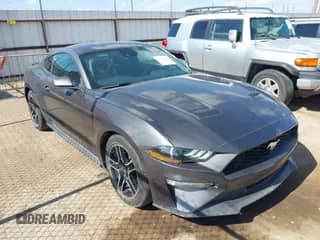 2022 Ford Mustang EcoBoost z VIN 1FA6P8TH9N5100846, wystawiony jako IAAI lot #42701498 z przebiegiem 35 053 mil mil oraz . Historia ofert i sprzedaży dostępna na DreamBid. Obrazek 1.