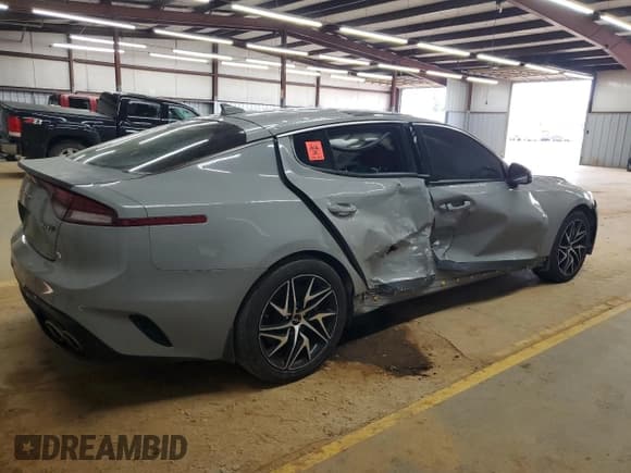 ✅ 2022 Kia Stinger GT-Line • VIN: KNAE35LD6N6118287 • Lot: 51643355. Listed on Copart with Not provided. Free auction sales archive from the USA and detailed vehicle history report at DreamBid. Image 3.