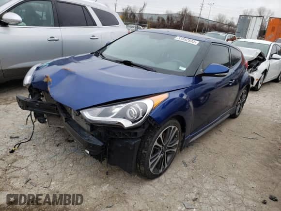 2016 Hyundai Veloster Turbo z VIN KMHTC6AE3GU276012, wystawiony jako Copart lot #37892833 z przebiegiem 82 797 mil mil oraz . Historia ofert i sprzedaży dostępna na DreamBid. Obrazek 1.