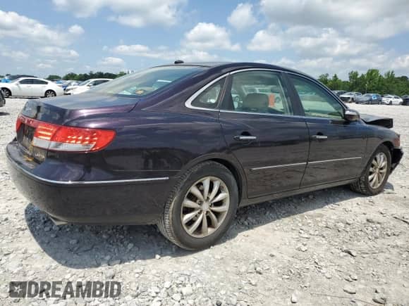 2007 Hyundai Azera SE с VIN KMHFC46F67A230517, выставлен на аукционе Copart как лот 57025325 с пробегом 208 644 миль миль и Списание • Salvage title. История ставок и продаж доступна на DreamBid. Изображение 3.