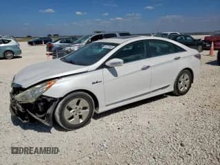 ✅ 2011 Hyundai Sonata Hybrid • VIN: KMHEC4A45BA001627 • Лот: 84291665. Опубликован ранее на Copart с пробегом 91 665 миль. Бесплатный доступ к архиву аукционных продаж из США и подробный отчёт об истории автомобиля на DreamBid. Изображение 1.