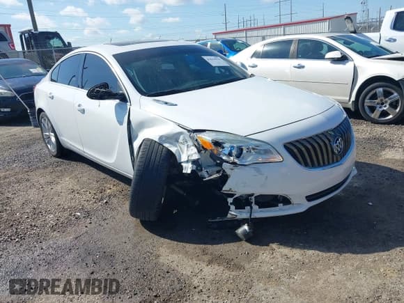✅ 2016 Buick Regal • VIN: 2G4GK5EX7G9180312 • Lot: 43619923. Listed on IAAI with 75,161 mi. Free auction sales archive from the USA and detailed vehicle history report at DreamBid. Image 1.