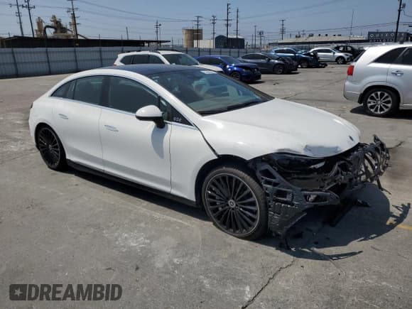 ✅ 2023 Mercedes-Benz EQE 350+ • VIN: W1KEG2BB9PF014424 • Lot: 57869505. Listed on Copart with 20,199 mi. Free auction sales archive from the USA and detailed vehicle history report at DreamBid. Image 4.