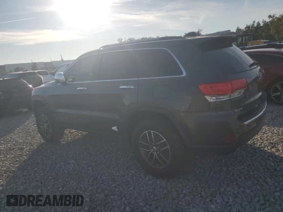✅ 2017 Jeep Grand Cherokee Limited • VIN: 1C4RJFBG8HC931647 • Lot: 93243985. Listed on Copart with 144,345 mi. Free auction sales archive from the USA and detailed vehicle history report at DreamBid. Image 2.