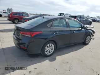 2021 Hyundai Accent SE with VIN 3KPC24A60ME151046, listed as a Copart auction lot 72767382 with 36,466 mi miles and . Bid and sale history available at DreamBid. Image 3.