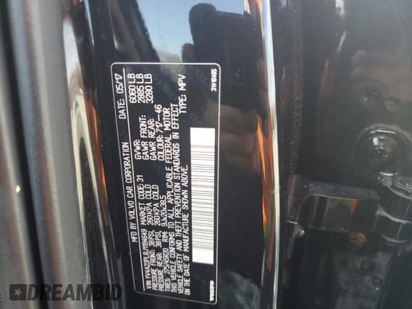 ✅ 2018 Volvo XC90 Inscription • VIN: YV4A22PL8J1194649 • Lot: 93153795. Listed on Copart with 110,499 mi. Free auction sales archive from the USA and detailed vehicle history report at DreamBid. Image 13.