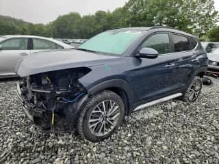 2020 Hyundai Tucson Ultimate with VIN KM8J3CAL8LU090335, listed as a Copart auction lot 62686545 with 50,253 mi miles and Salvage title. Bid and sale history available at DreamBid. Image 1.