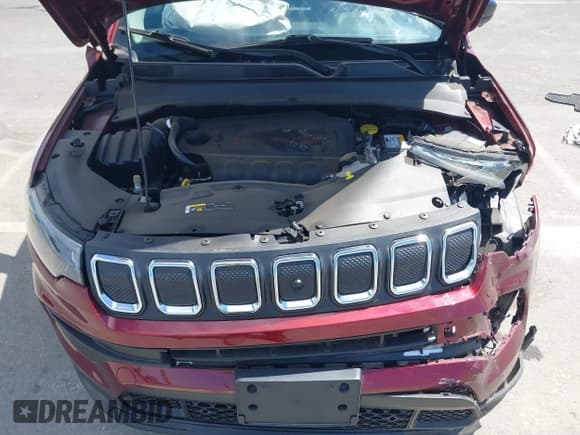 ✅ 2022 Jeep Compass Latitude • VIN: 3C4NJDBB4NT219305 • Lot: 43055588. Listed on IAAI with 12,053 mi. Free auction sales archive from the USA and detailed vehicle history report at DreamBid. Image 10.