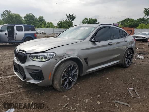 ✅ 2020 BMW X4 M Competition • VIN: 5YMUJ0C08L9B53617 • Lot: 61267075. Wystawiony na Copart z przebiegiem 55 496 mil. Bezpłatny archiwum sprzedaży aukcyjnych z USA i szczegółowy raport historii pojazdu na DreamBid. Zdjęcie 1.
