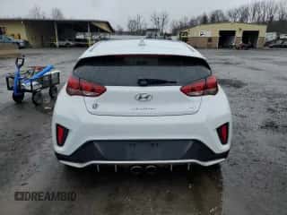 2019 Hyundai Veloster Turbo z VIN KMHTH6AB9KU007500, wystawiony jako Copart lot #50174035 z przebiegiem 75 346 mil mil oraz Szkoda całkowita • Salvage title. Historia ofert i sprzedaży dostępna na DreamBid. Obrazek 6.