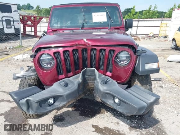 ✅ 2021 Jeep Wrangler Unlimited Sport S • VIN: 1C4HJXDG0MW709711 • Lot: 42394165. Listed on IAAI with 52,916 mi. Free auction sales archive from the USA and detailed vehicle history report at DreamBid. Image 6.