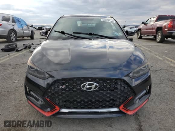 2020 Hyundai Veloster with VIN KMHT36AH1LU006202, listed as a Copart auction lot 83087144 with 48,935 mi miles and Salvage title. Bid and sale history available at DreamBid. Image 5.
