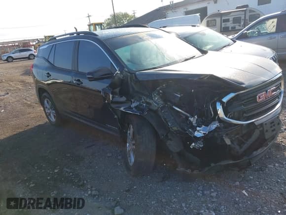 ✅ 2021 GMC Terrain SLE • VIN: 3GKALTEV7ML343094 • Lot: 43191035. Listed on IAAI with 61,521 mi. Free auction sales archive from the USA and detailed vehicle history report at DreamBid. Image 1.