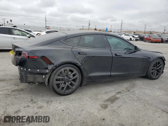✅ 2022 Tesla Model S • VIN: 5YJSA1E56NF482711 • Lot: 83991555. Listed on Copart with 38,031 mi. Free auction sales archive from the USA and detailed vehicle history report at DreamBid. Image 3.