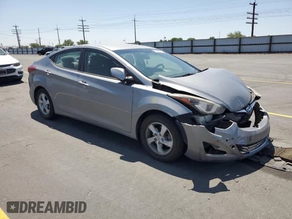 ✅ 2015 Hyundai Elantra SE • VIN: KMHDH4AE9FU257988 • Lot: 61428775. Listed on Copart with 151,980 mi. Free auction sales archive from the USA and detailed vehicle history report at DreamBid. Image 4.