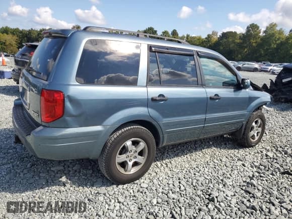✅ 2005 Honda Pilot EX-L • VIN: 2HKYF18765H556137 • Lot: 80779035. Wystawiony na Copart z przebiegiem 246 042 mil. Bezpłatny archiwum sprzedaży aukcyjnych z USA i szczegółowy raport historii pojazdu na DreamBid. Zdjęcie 3.