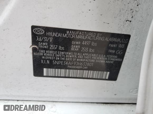 ✅ 2018 Hyundai Sonata Limited • VIN: 5NPE34AF9JH632801 • Лот: 46434793. Опубликован ранее на Copart с пробегом 84 730 миль. Бесплатный доступ к архиву аукционных продаж из США и подробный отчёт об истории автомобиля на DreamBid. Изображение 12.