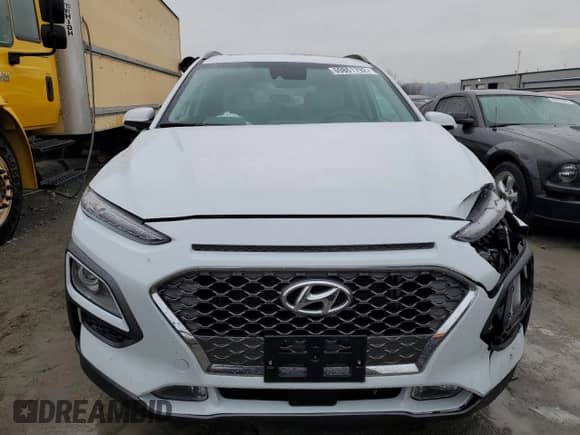 2021 Hyundai Kona Ultimate with VIN KM8K53A54MU657397, listed as a Copart auction lot 69861792 with 23,127 mi miles and . Bid and sale history available at DreamBid. Image 5.