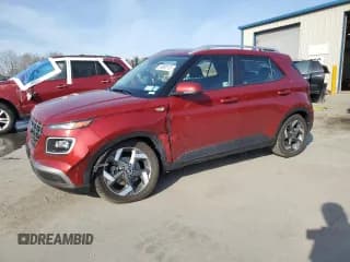 ✅ 2024 Hyundai Venue Limited • VIN: KMHRC8A33RU292833 • Lot: 53693115. Listed on Copart with 2,252 mi. Free auction sales archive from the USA and detailed vehicle history report at DreamBid. Image 1.