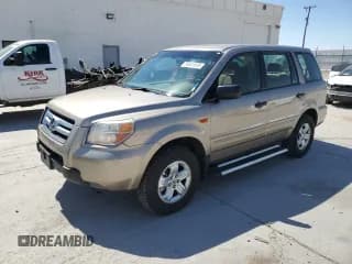 ✅ 2007 Honda Pilot LX • VIN: 5FNYF18107B013346 • Lot: 66501645. Listed on Copart with 188,217 mi. Free auction sales archive from the USA and detailed vehicle history report at DreamBid. Image 1.